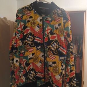 A Cactus Man (XL) multicolored nautical jacket